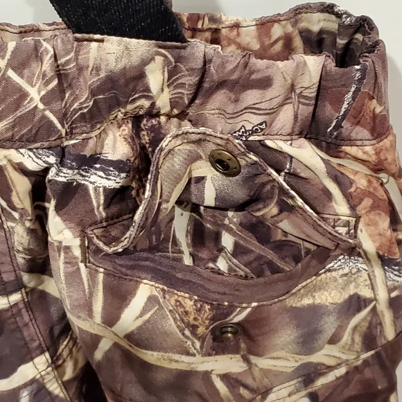Cabela's for Kids Camo Insulated Pants W Suspenders